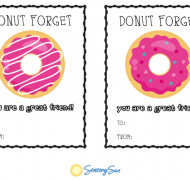 Donut Forget Valentines Cards