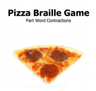 Pizza braille game