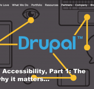  Drupal Website Accessibility, Part 1: The problem, and why it matters…