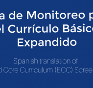 Spanish translation of ECC screening tool