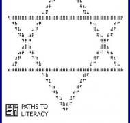 star of david braille design collage