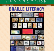 Cover of The Educator Braille Literacy issue