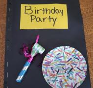 Cover of Birthday Party experience book