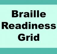 Braille Readiness Grid collage
