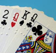 Brailled playing cards