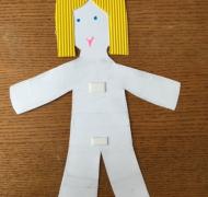 Tactile paper doll