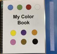 Cover of "My Color Book" with title and circles of various colors
