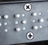 Braille peg slate