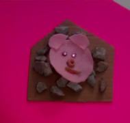 Tactile image of pig