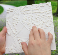Reading a tactile map