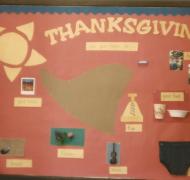 Thanksgiving bulletin board