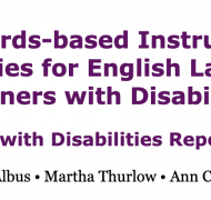 Title of Standards-based Instructional Strategies for English Language Learners with Disabilities