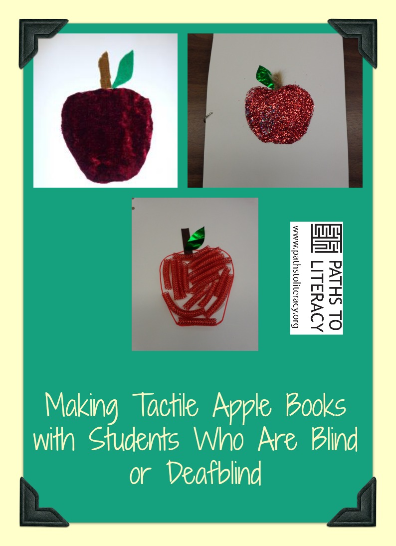 Tactile Apple Book for Students Who Are Deafblind