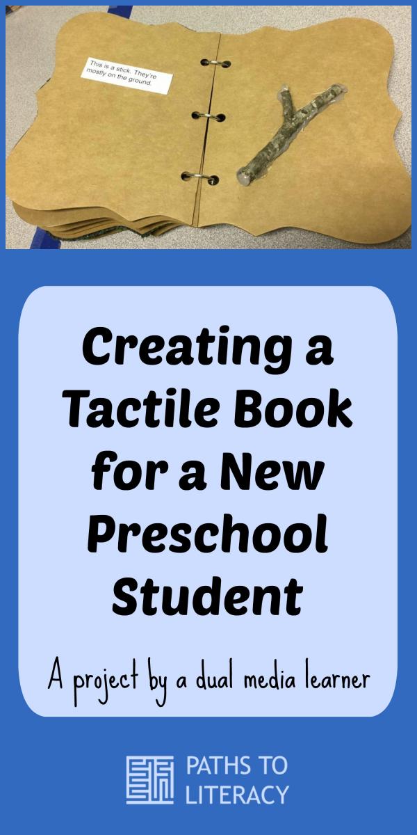 Collage of tactile preschool book