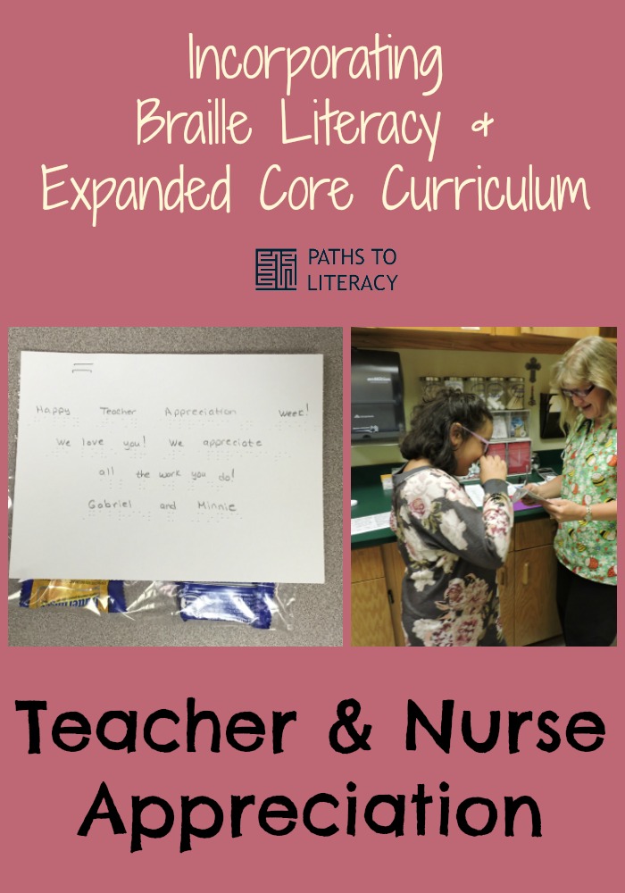 Pinterest collage of teacher and nurse appreciation