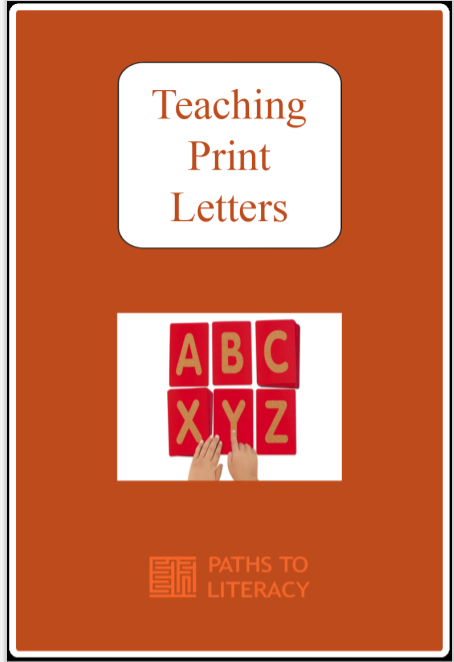 Teaching print letters title will flashcards