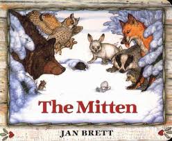 Cover of the Mitten story by Jan Brett