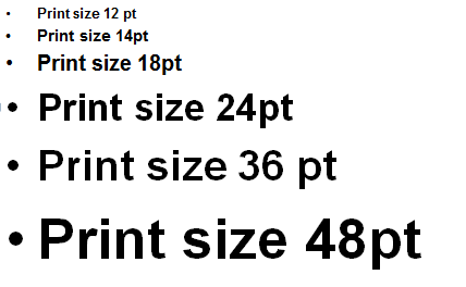 Print size