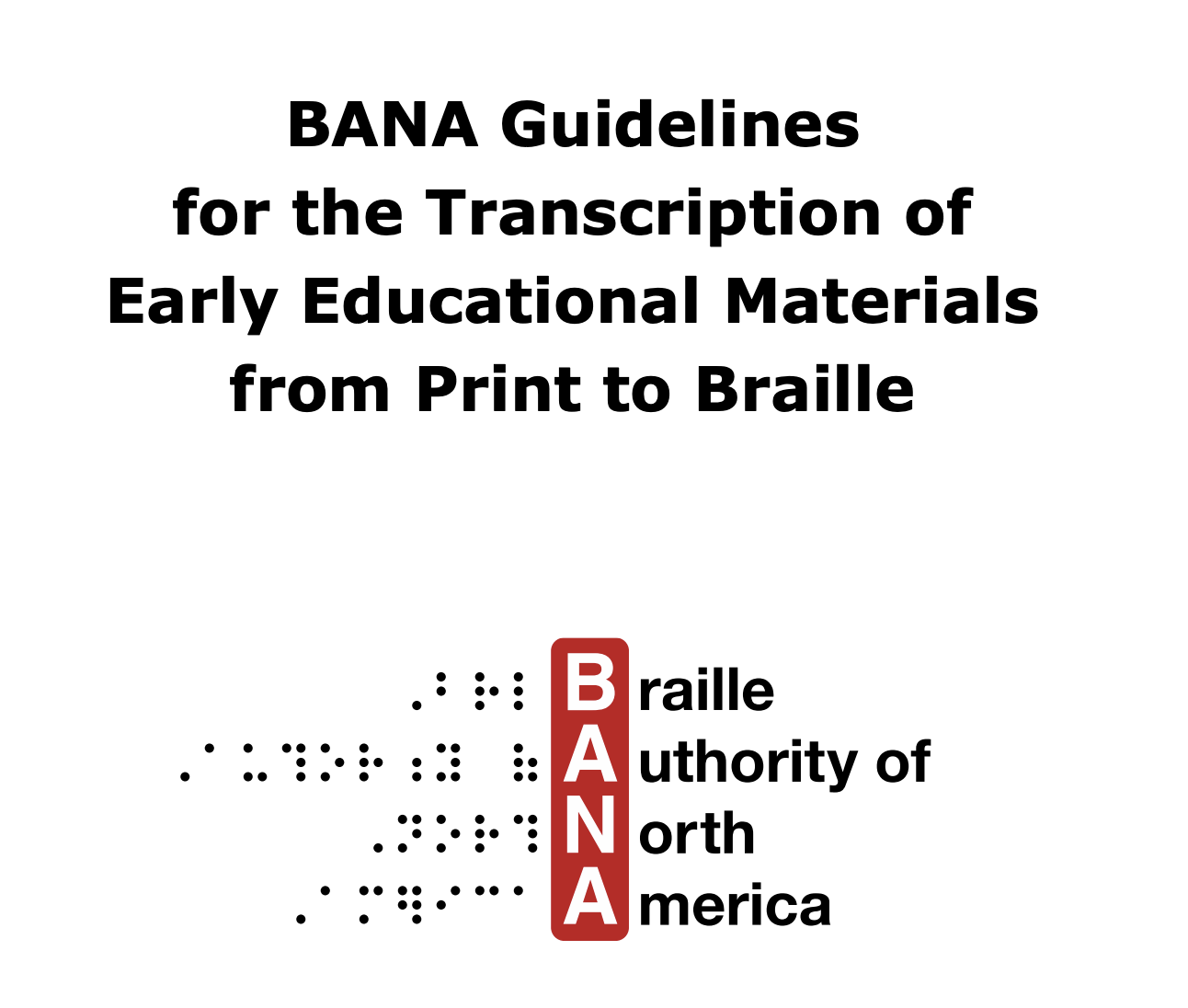 BANA Guidelines screenshot