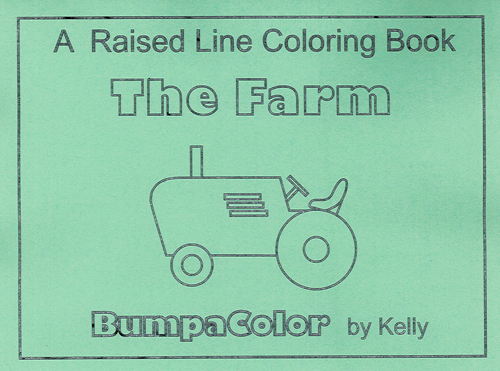 Cover of raised line coloring book