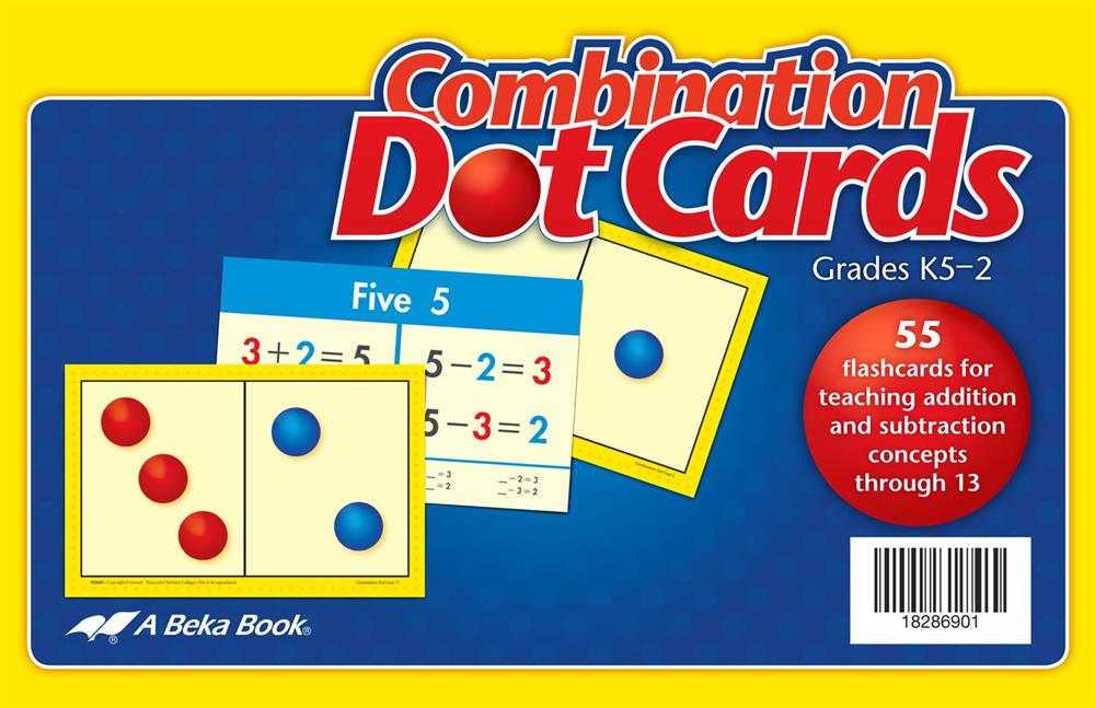 Combination dot flash cards