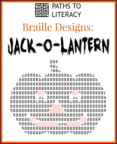 braille design jack-o-lantern collage