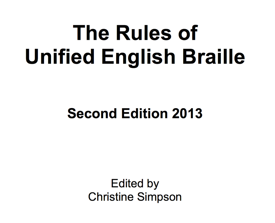 Rules of UEB cover