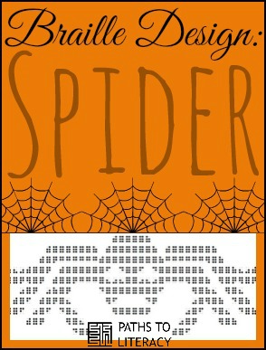 spider braille design collage