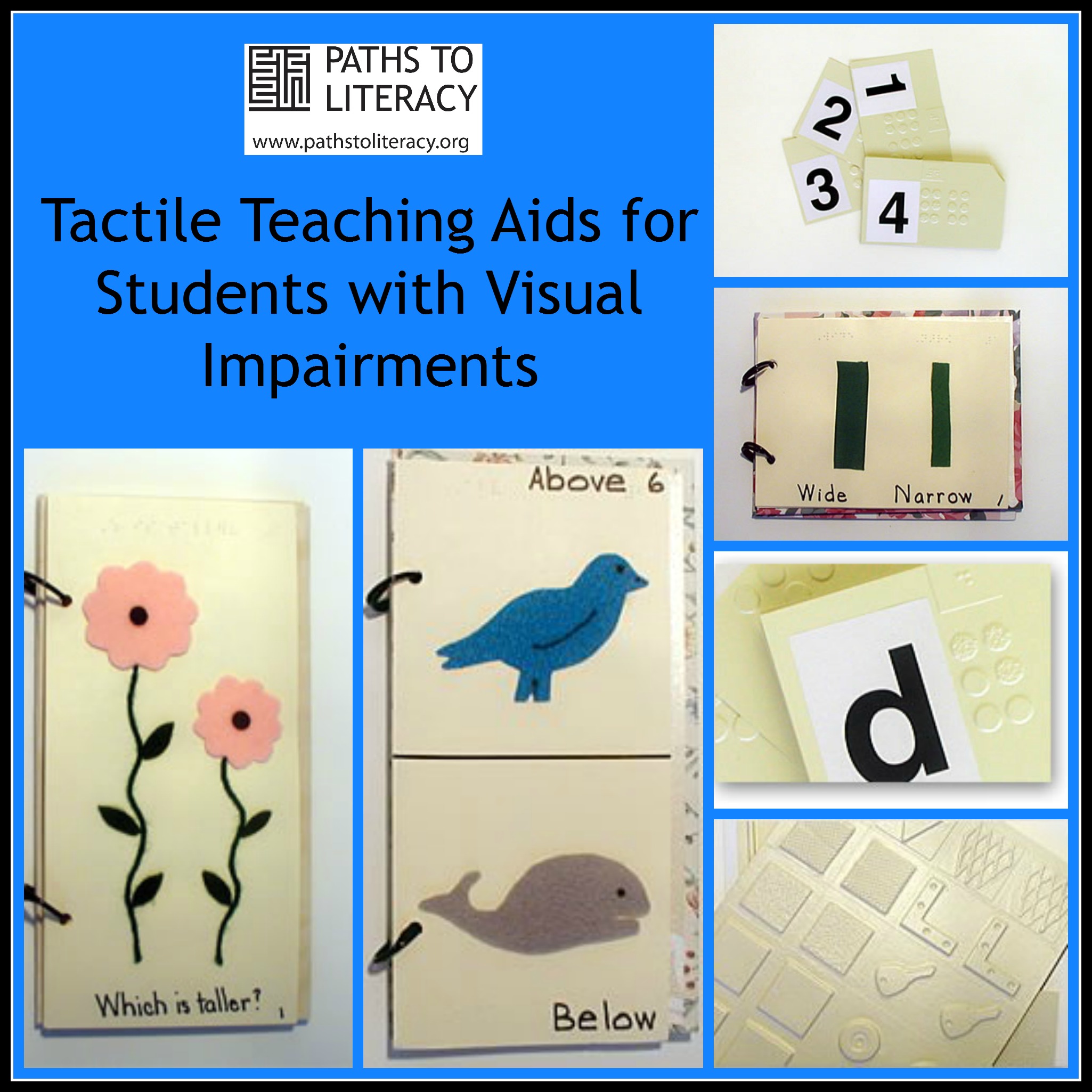 Tactile teaching aids for children with visual impairments
