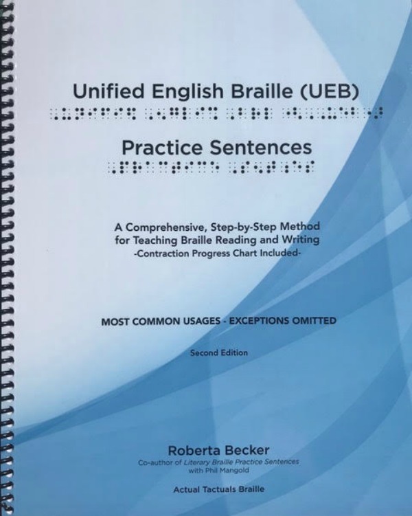 Cover of UEB Practice Sentences cover