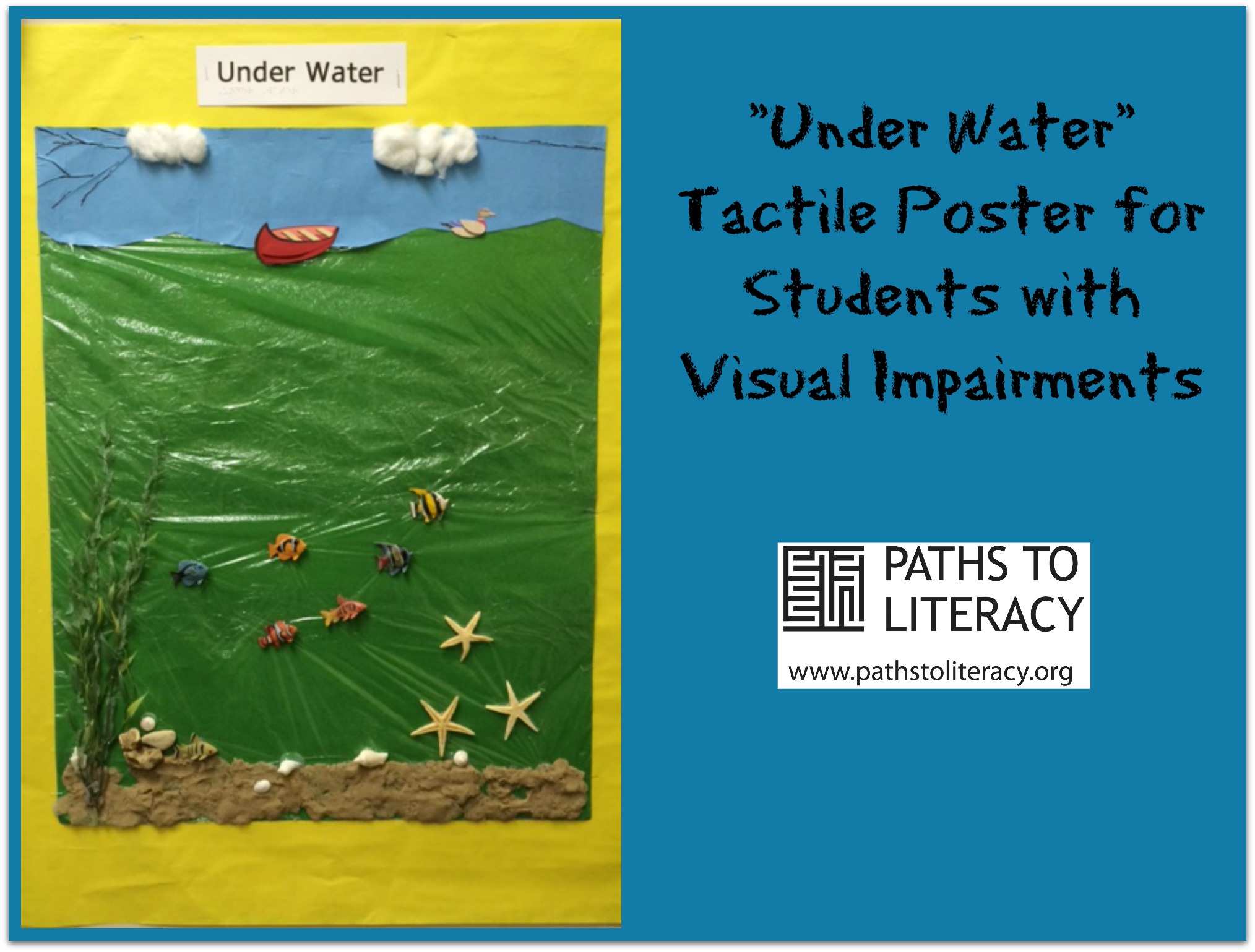 Under Water tactile poster
