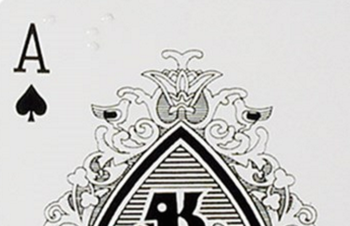 Braille on Ace of Spades