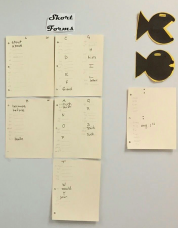 categorized braille teaching