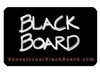 Logo for BlackBoard from Simply Sensational