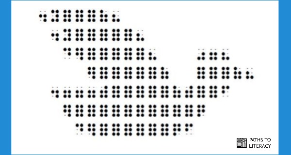 Braille design of flying bird