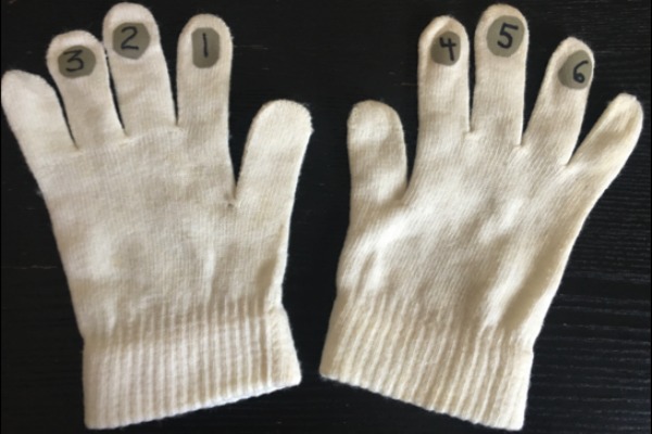 Braille gloves
