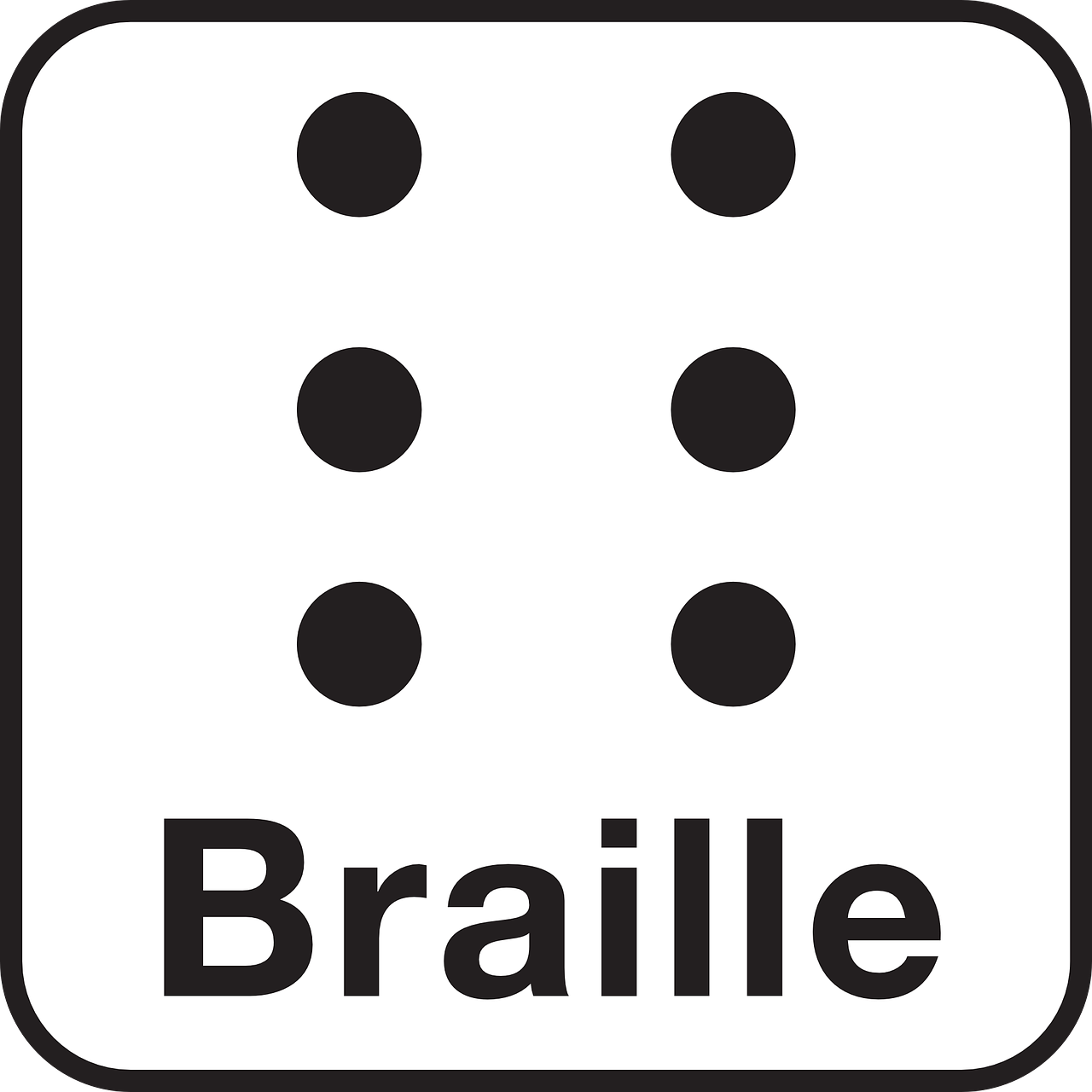 Braille icon