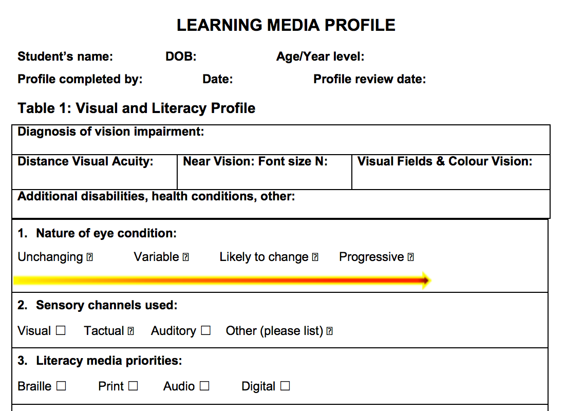 Learning Media Profile
