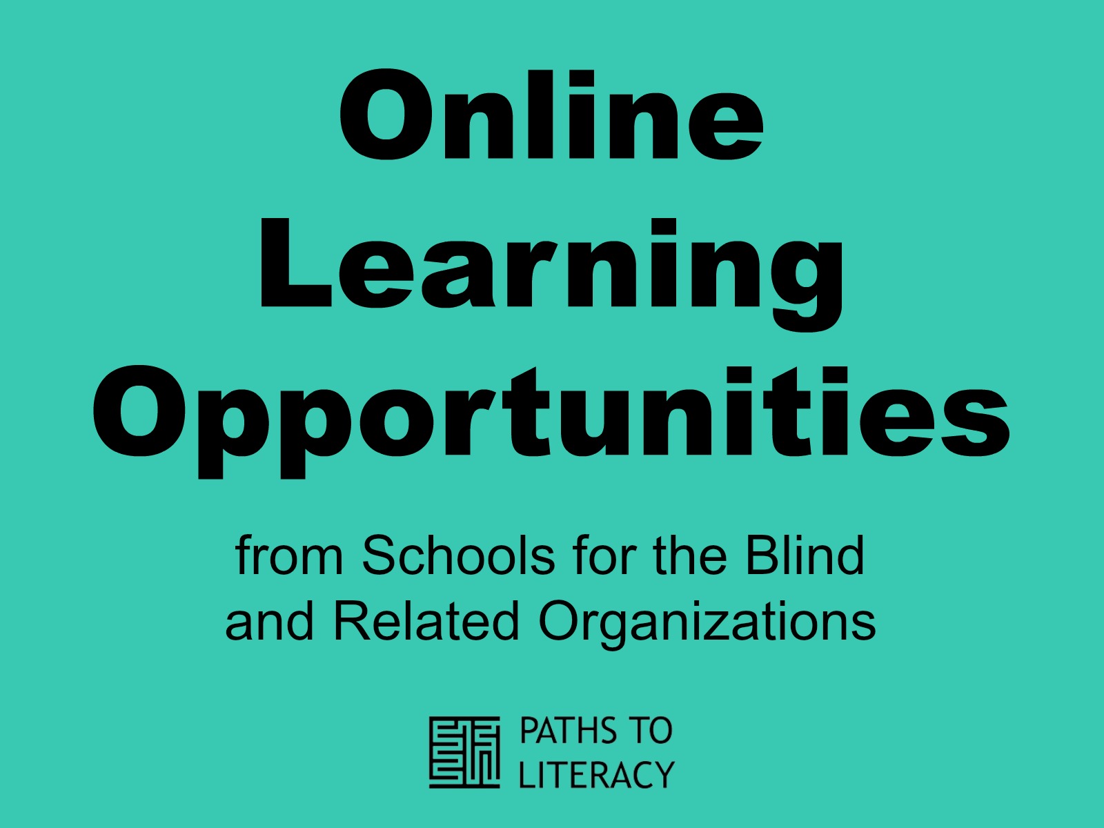 Online learning opportunities