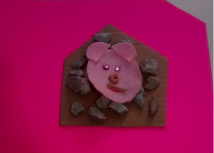 Tactile image of pig