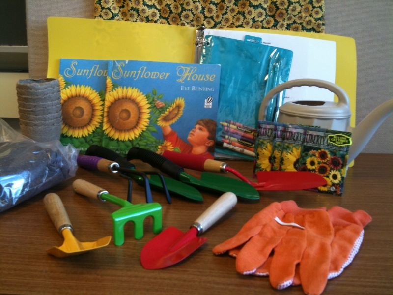 sunflower literacy kit