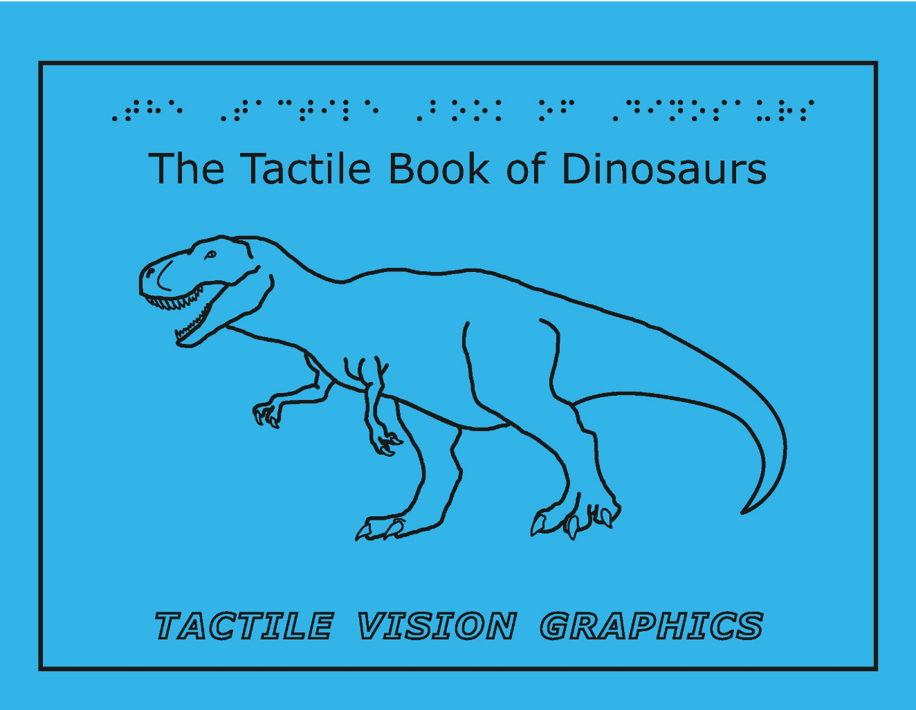 Tactile book of dinosaurs