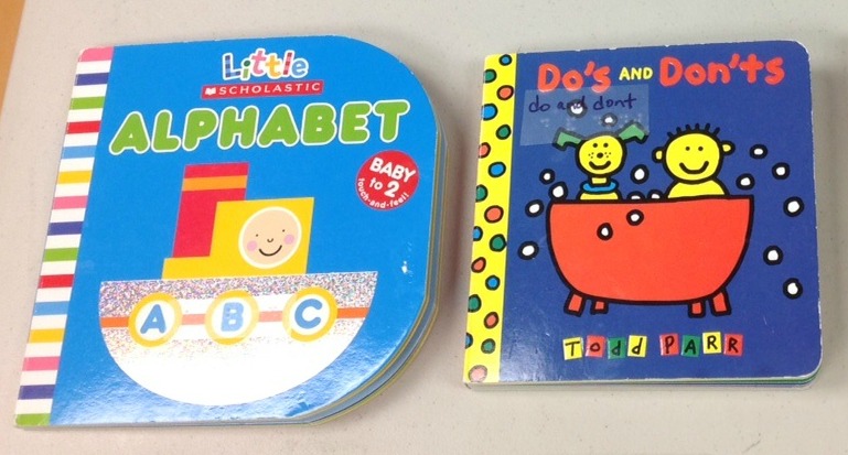 alphabet book and do's and don't book